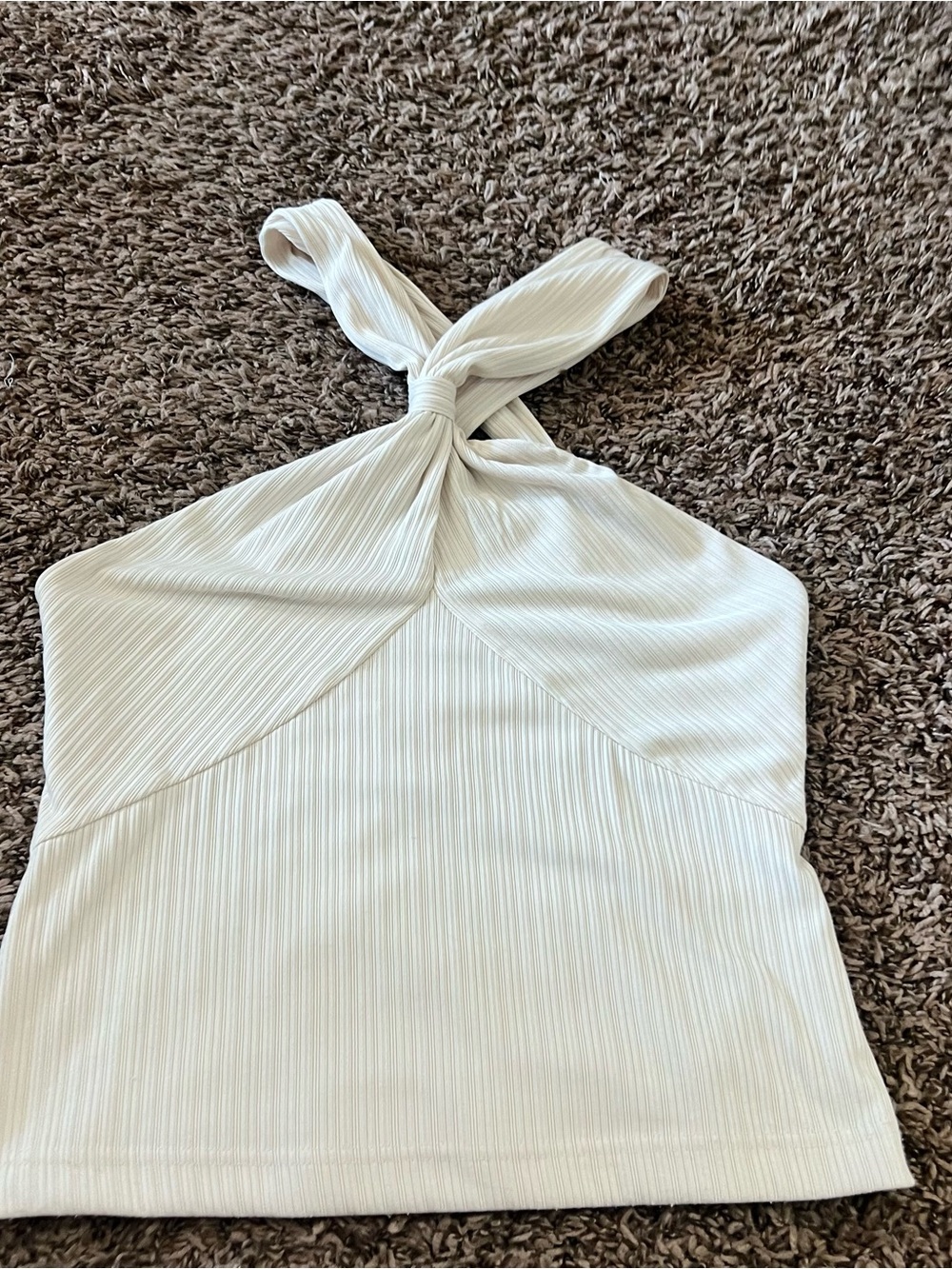 Club Monaco Soft Cream Tank Top